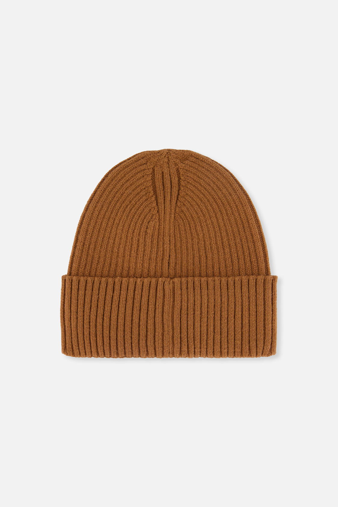 Ribbed Knit Hat Brown Sugar - Image 2