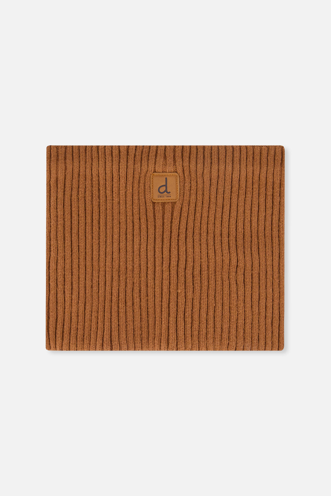 Baby Ribbed Knit Neckwarmer Brown Sugar