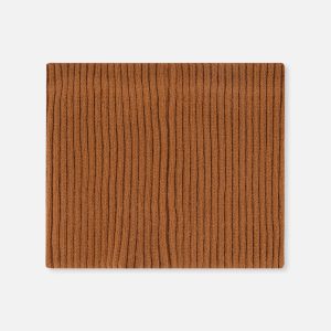 Alternative view of Ribbed Knit Neckwarmer Brown Sugar