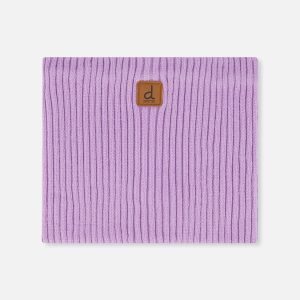 Ribbed Knit Neckwarmer Lavender - Image 5