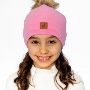 Alternative view of Jersey Hat With Pompom Pink