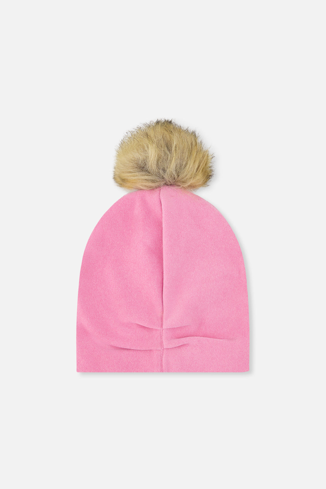 Jersey Hat With Pompom Pink - Image 3