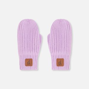 Knit Mittens Lavender