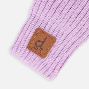Knit Mittens Lavender - Image 3
