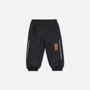Lined Baby Splash Pants Black Fleece