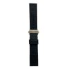 SOVRYGN brown leather watch strap with black deployment clasp