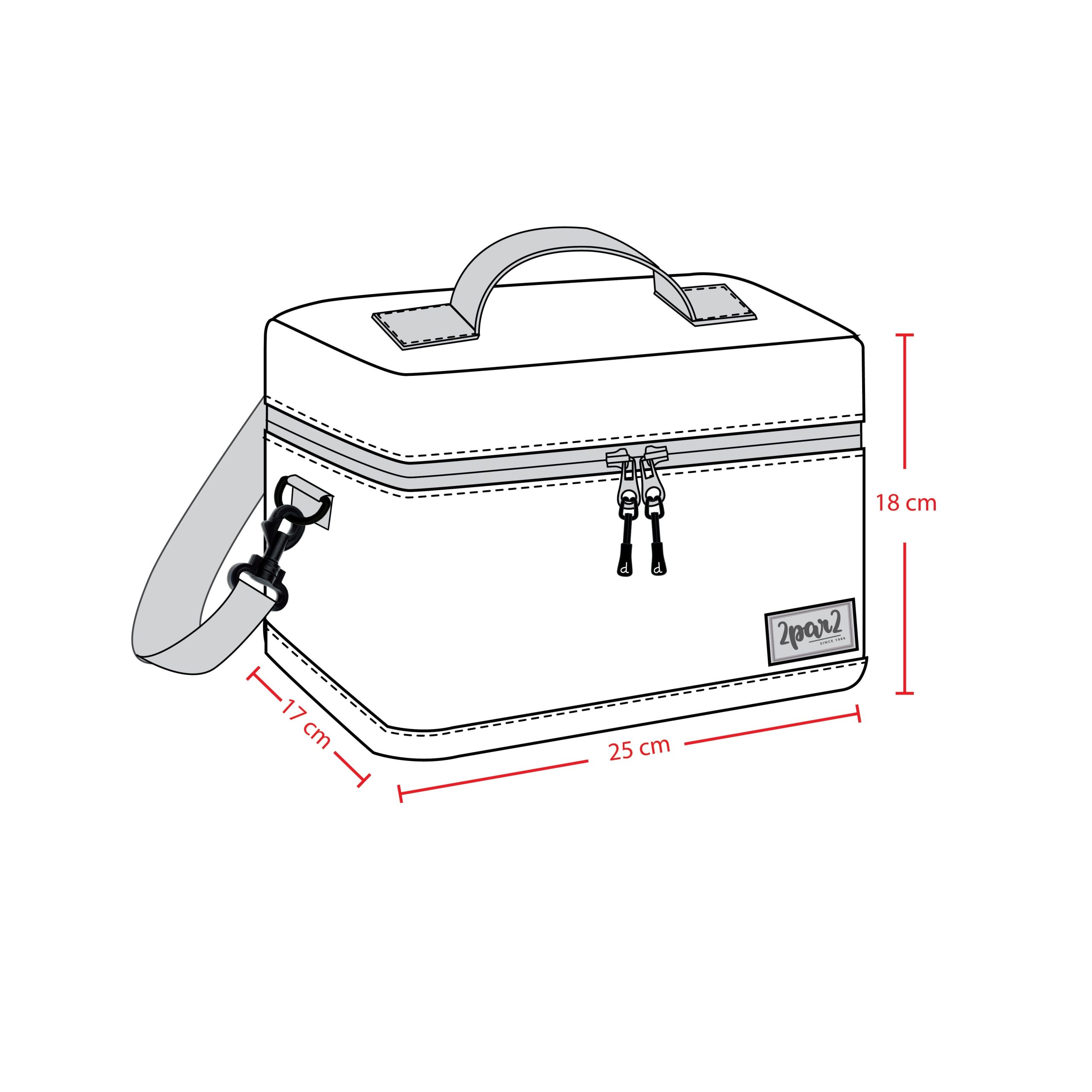 Lunch Box Lilac Retro Flower Print - Image 4