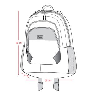 Little Kids Backpack Blue Unicorn Print - Image 5