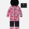 3-In-1 Two-Piece Mid-Season Outerwear Set Black Dinosaur Print