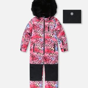 One-Piece Play Snowsuit Multicolor Leopard And Zebra - Image 13
