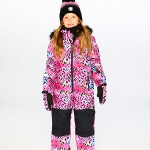 One-Piece Play Snowsuit Multicolor Leopard And Zebra - Image 2