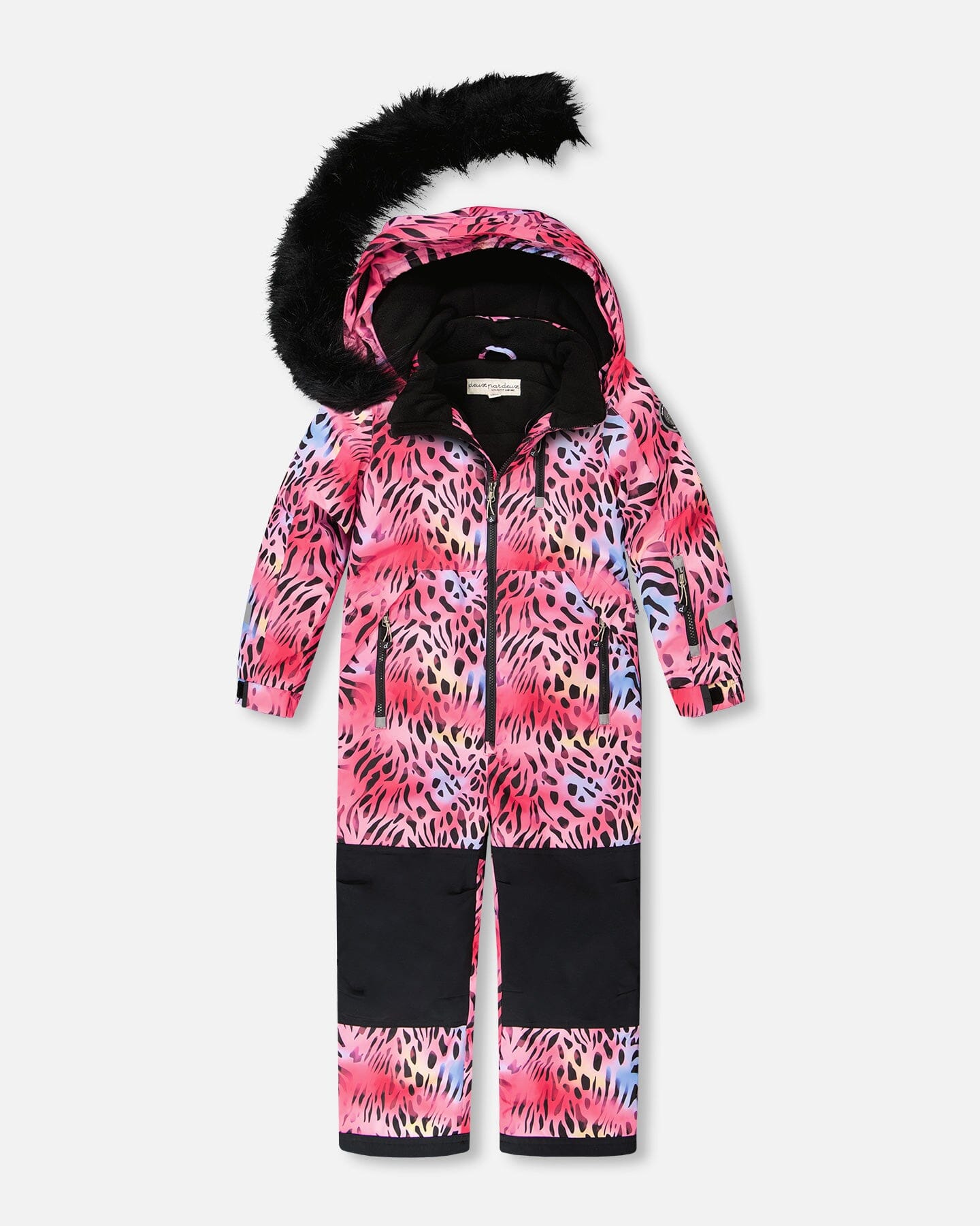 One-Piece Play Snowsuit Multicolor Leopard And Zebra - Image 3