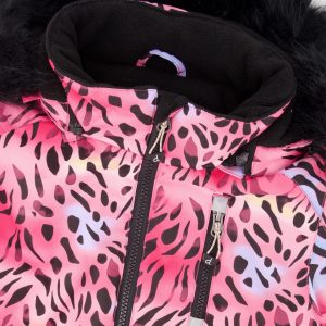 One-Piece Play Snowsuit Multicolor Leopard And Zebra - Image 4