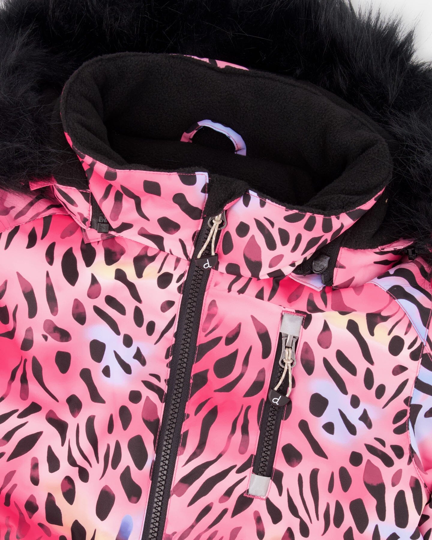 One-Piece Play Snowsuit Multicolor Leopard And Zebra - Image 4