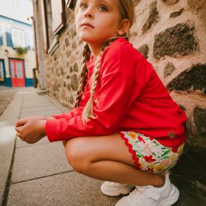Alternative view of Viscose Shorts White Daffodil Print