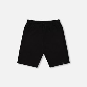 Organic Cotton Jersey Shorts Black
