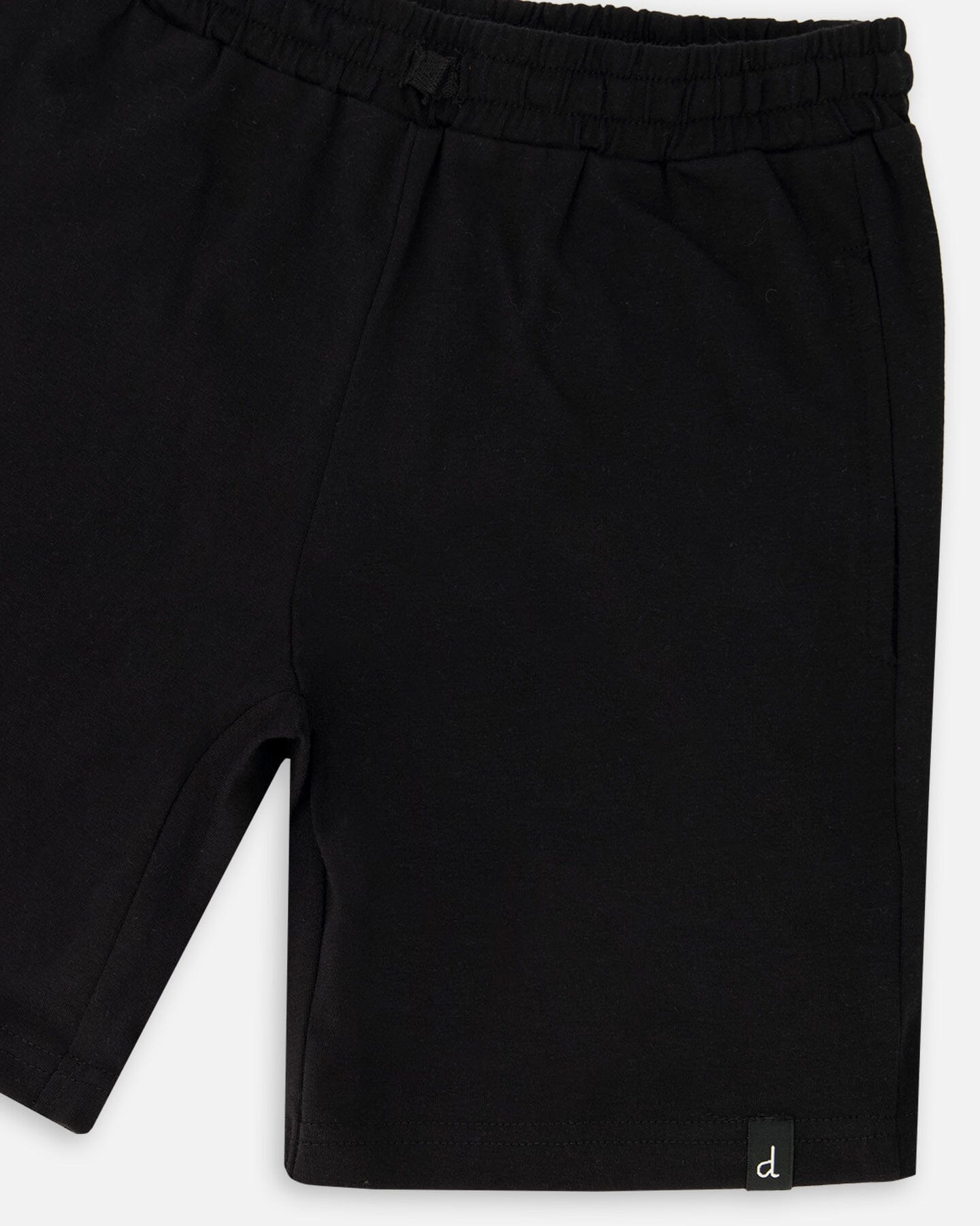 Organic Cotton Jersey Shorts Black - Image 3