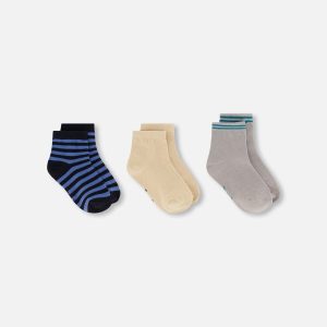 Socks (3 Pairs) Set Striped Blue And Black - Image 6