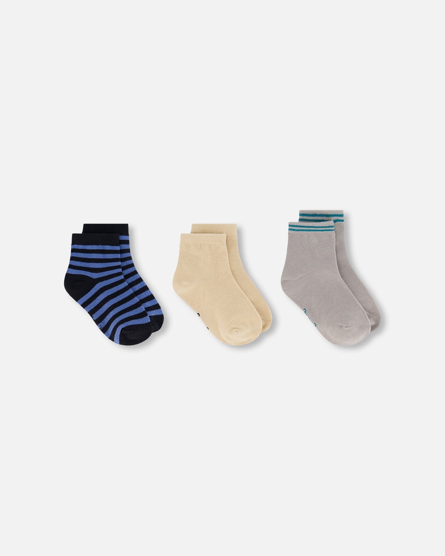Socks (3 Pairs) Set Striped Blue And Black - Image 8