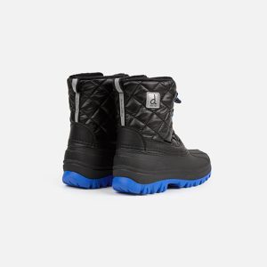 Quilted Winter Boots With Polar Fleece Lining Noir - Image 2