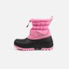Deux par Deux dusty pink winter boots with thermal rubber feet, fleece lining, and chunky treads for –30°C protection