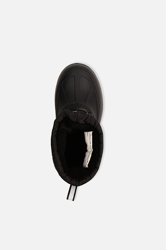 Rubberized Puffer Winter Boots Black - Image 4