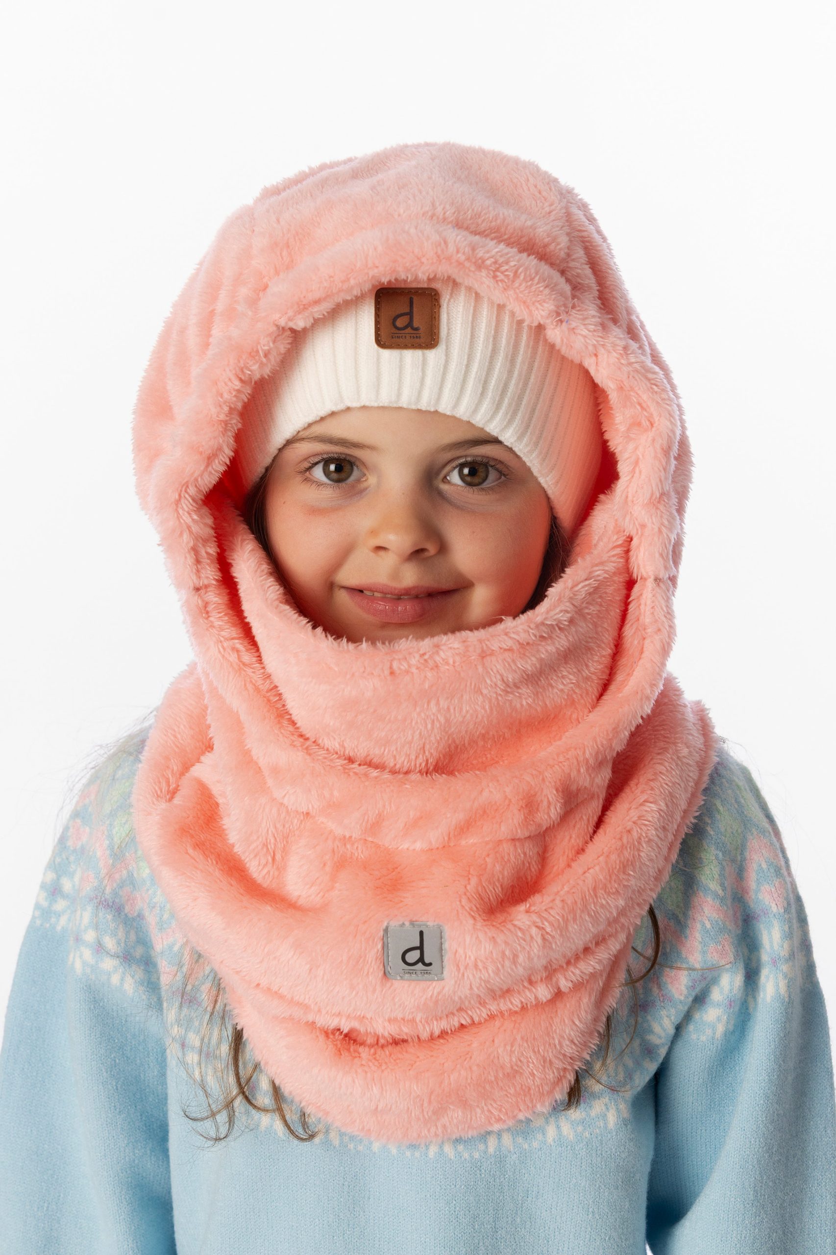 Plush Balaclava Light Pink - Image 2
