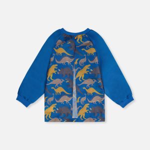 Alternative view of Apron Blue Dinosaur Print